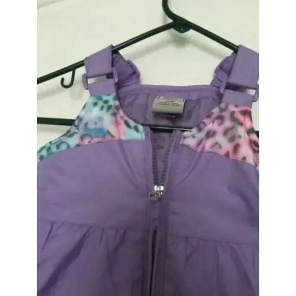 ZeroXPosur Baby Toddler Girls Lined Snow Suit Bib Pants Size 24 Months